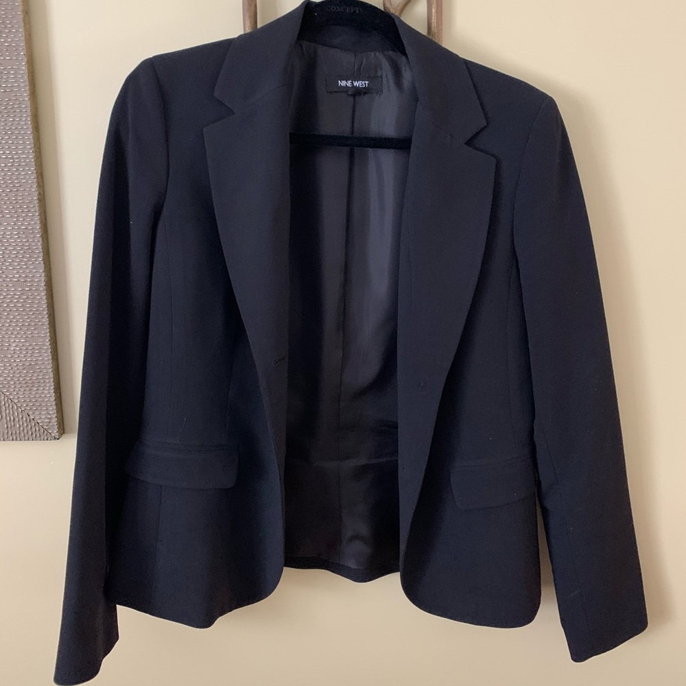 Nine West Black Blaser